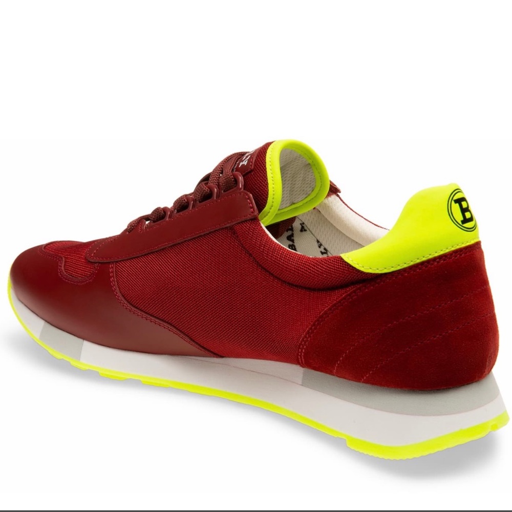 Bally Galaxy Gavino red low top sneakers - Picture 3 of 11